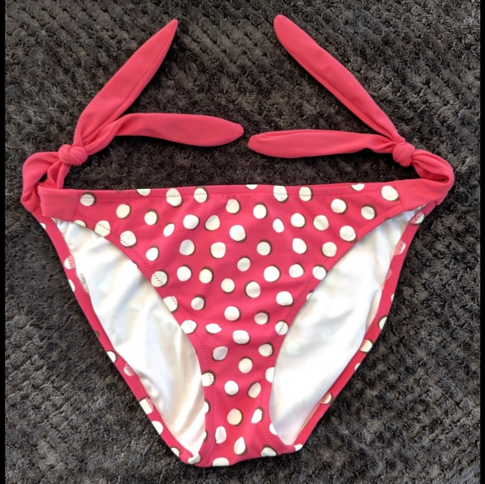 Fun Loving VS Pink Polka Dot Swim Bottom